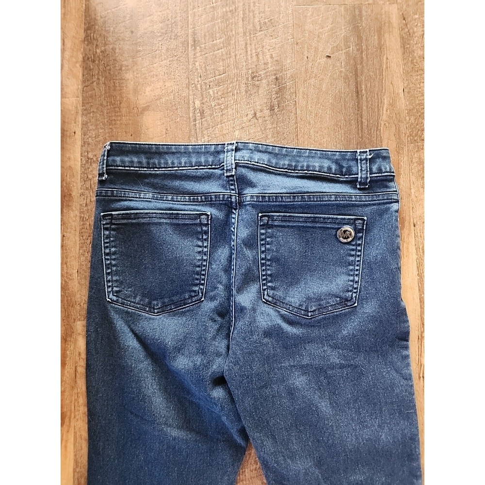Michael Kors Womens Adult Skinny Jeans Size 8 Navy Blue - Picture 6 of 8